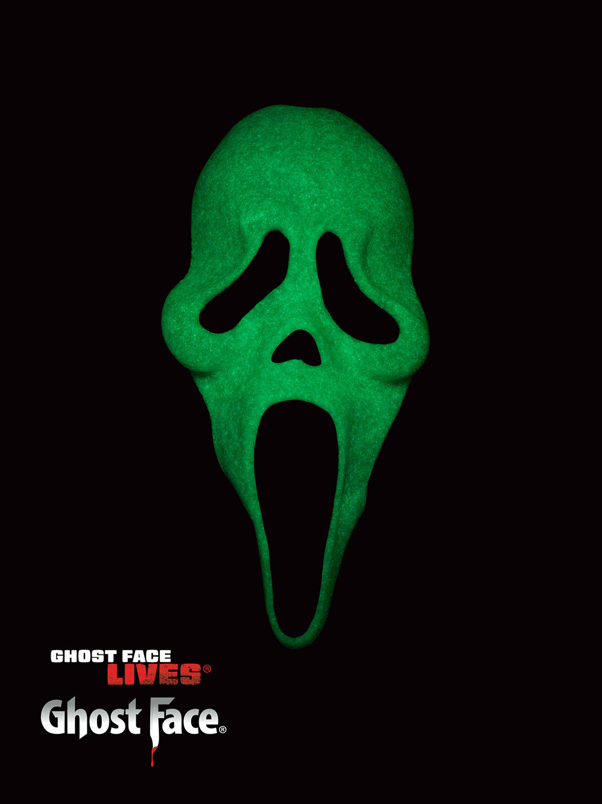 Costume Ghost Face Originale 30th Anniversario Deluxe Completo Fluorescente Scream Halloween