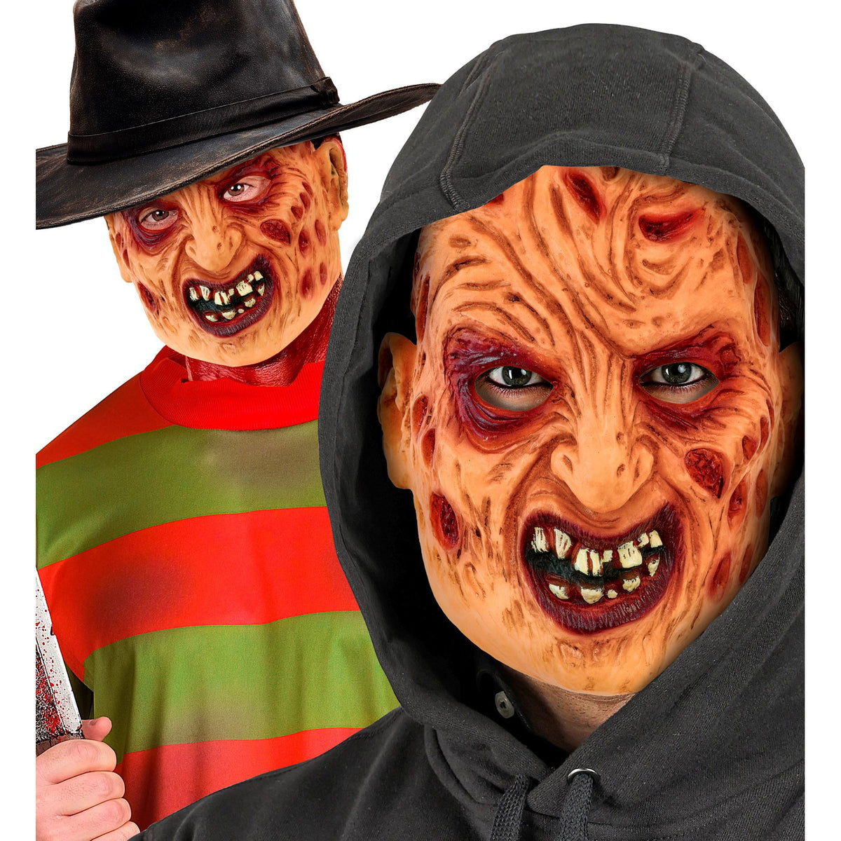 Maschera Intera in Lattice Freddy Krueger Nightmare Halloween