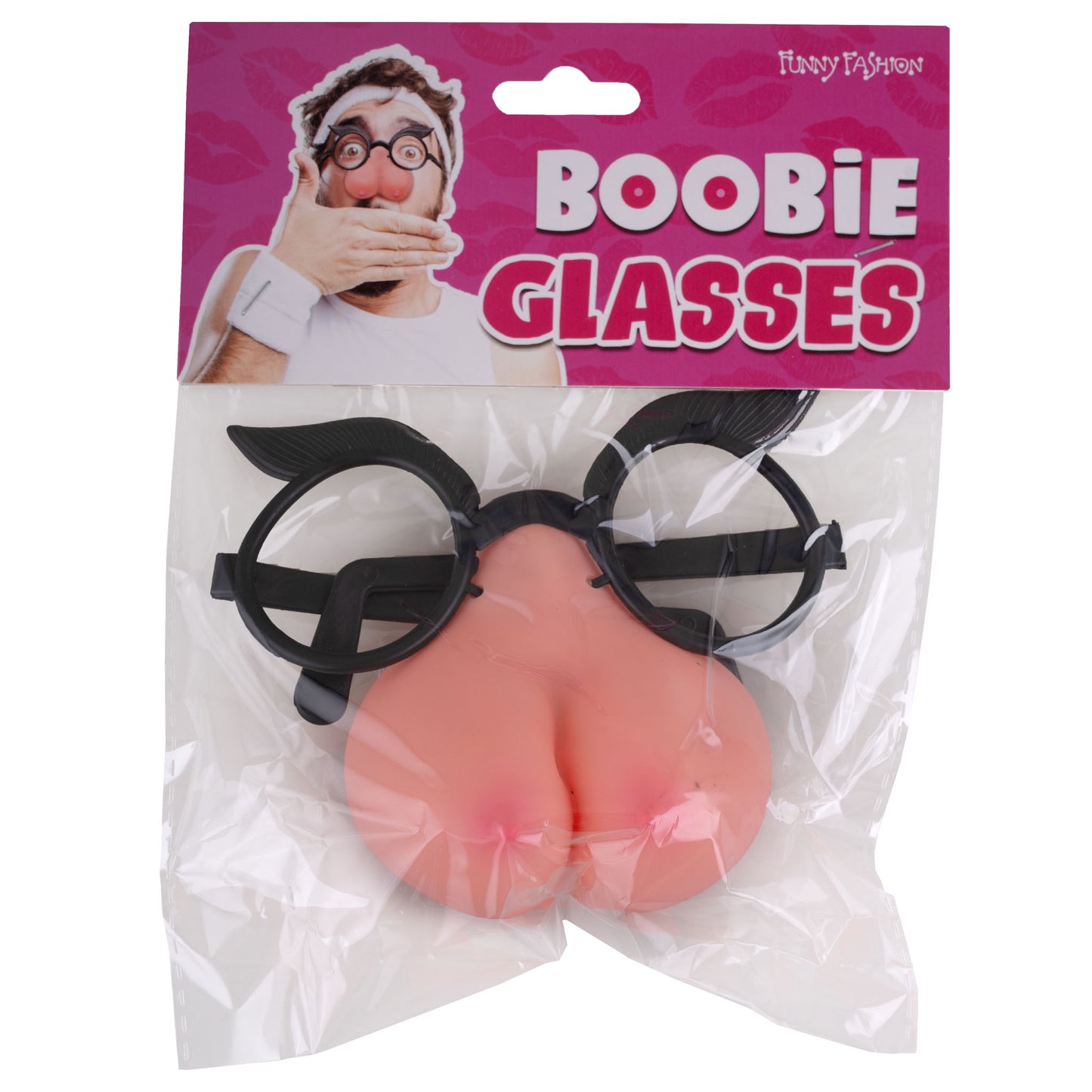 Occhiali Sexy con Naso di Tette Gadget Erotico Addio al Celibato Trash