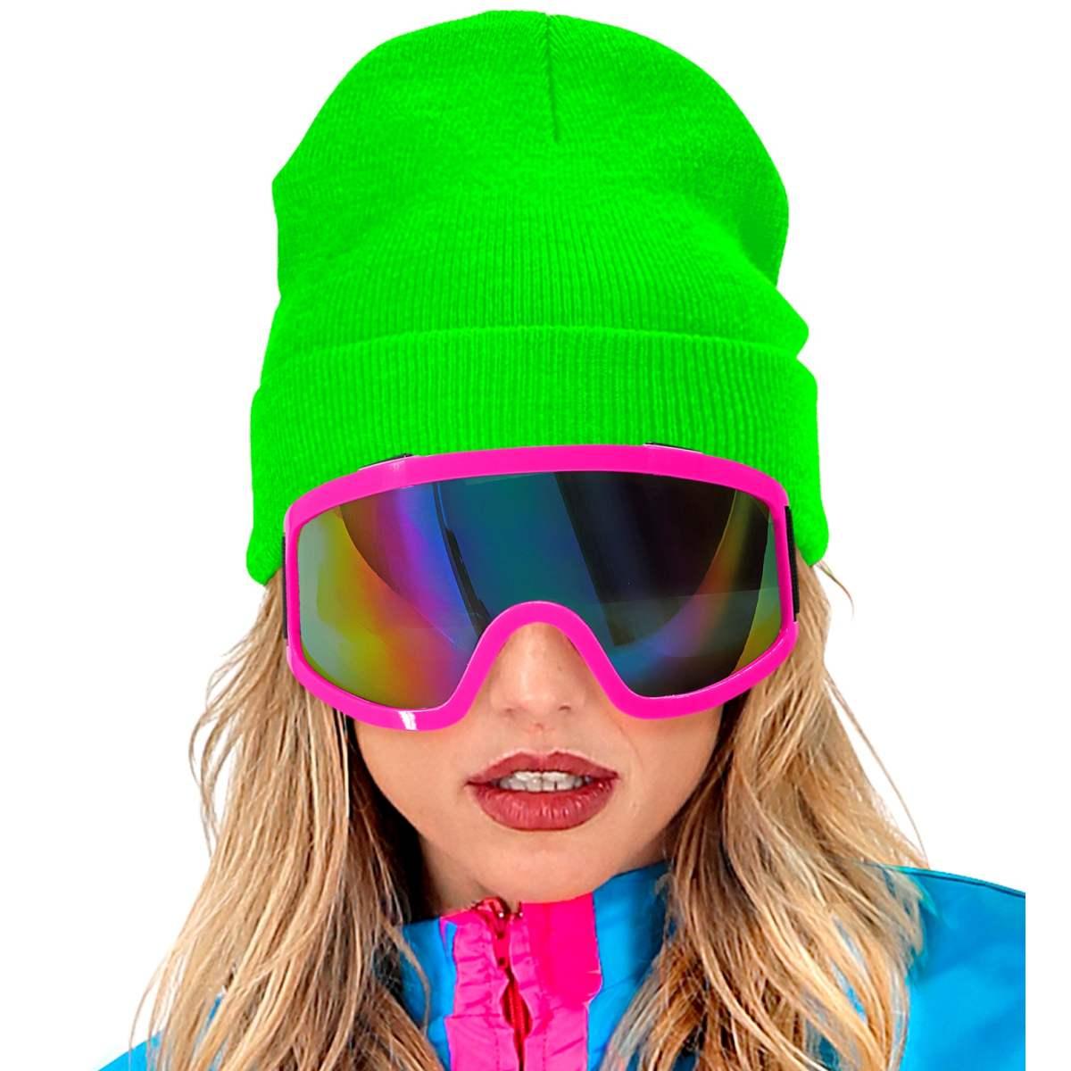 Cappello Berretto Verde Fluo Zuccotto Neon Grinch Adulto