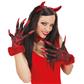 guanti neri halloween