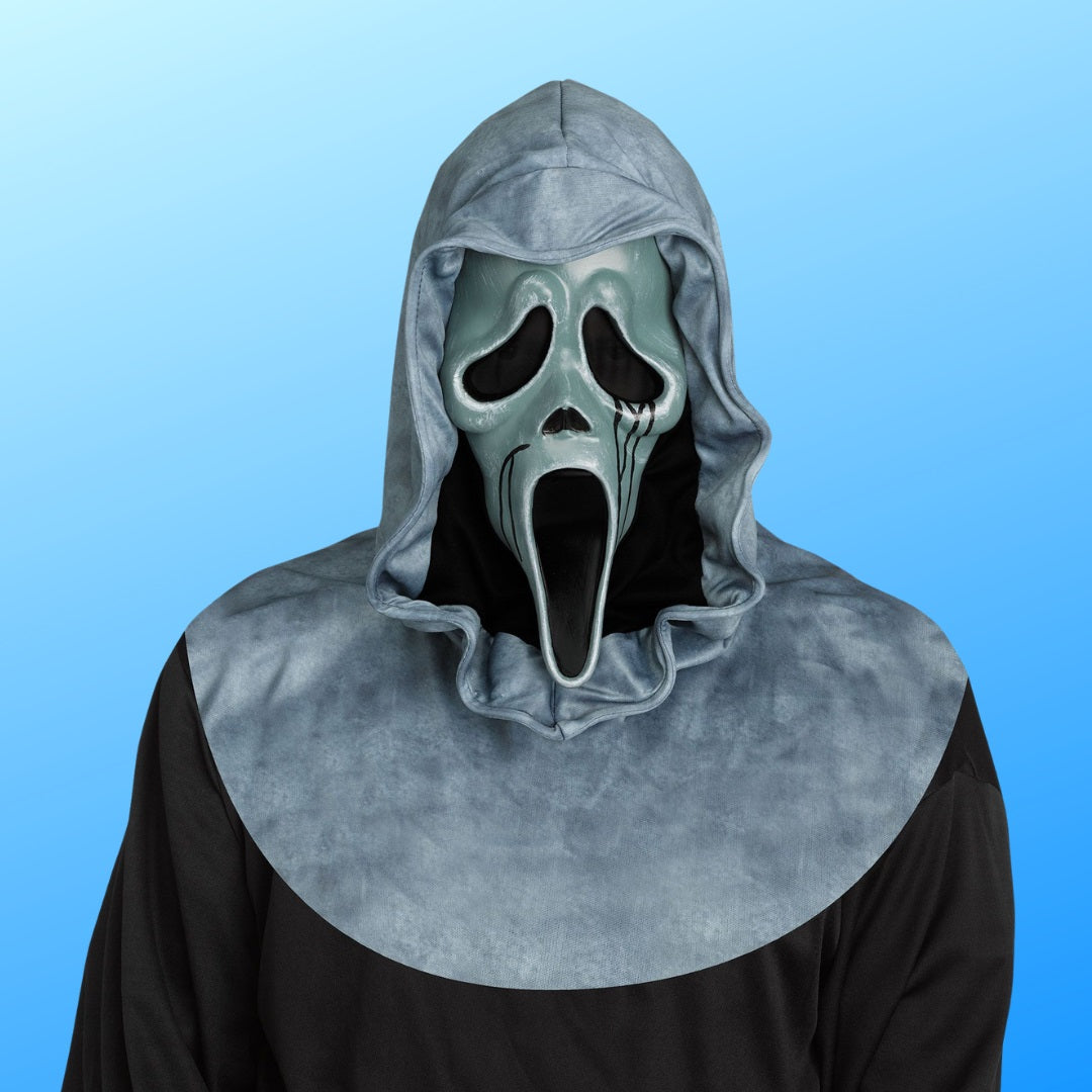Maschera in Lattice Artic Ghost Face con Cappuccio Originale Dead by Daylight Scream