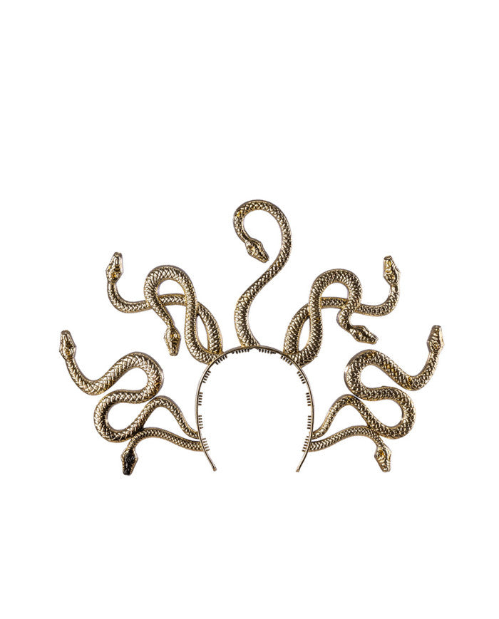 cerchietto medusa oro