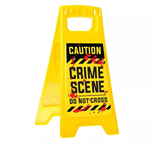 Cartello CSI Scena Del Crimine Omicidio Polizia 31x3,5x53