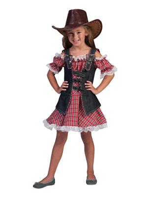 costume cow girl bambina