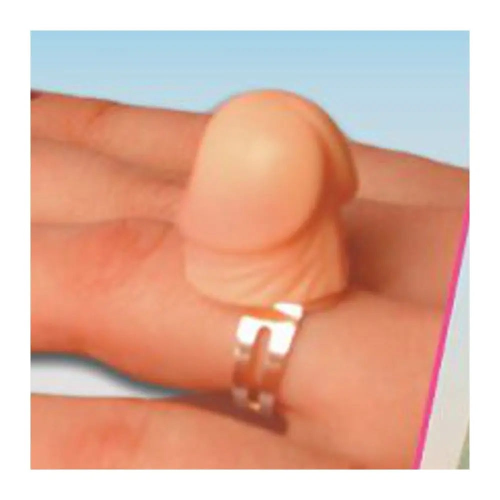 Anello con Pene Gadget Erotico con Sexy Pisello Addio al Nubilato Matrimonio Trash