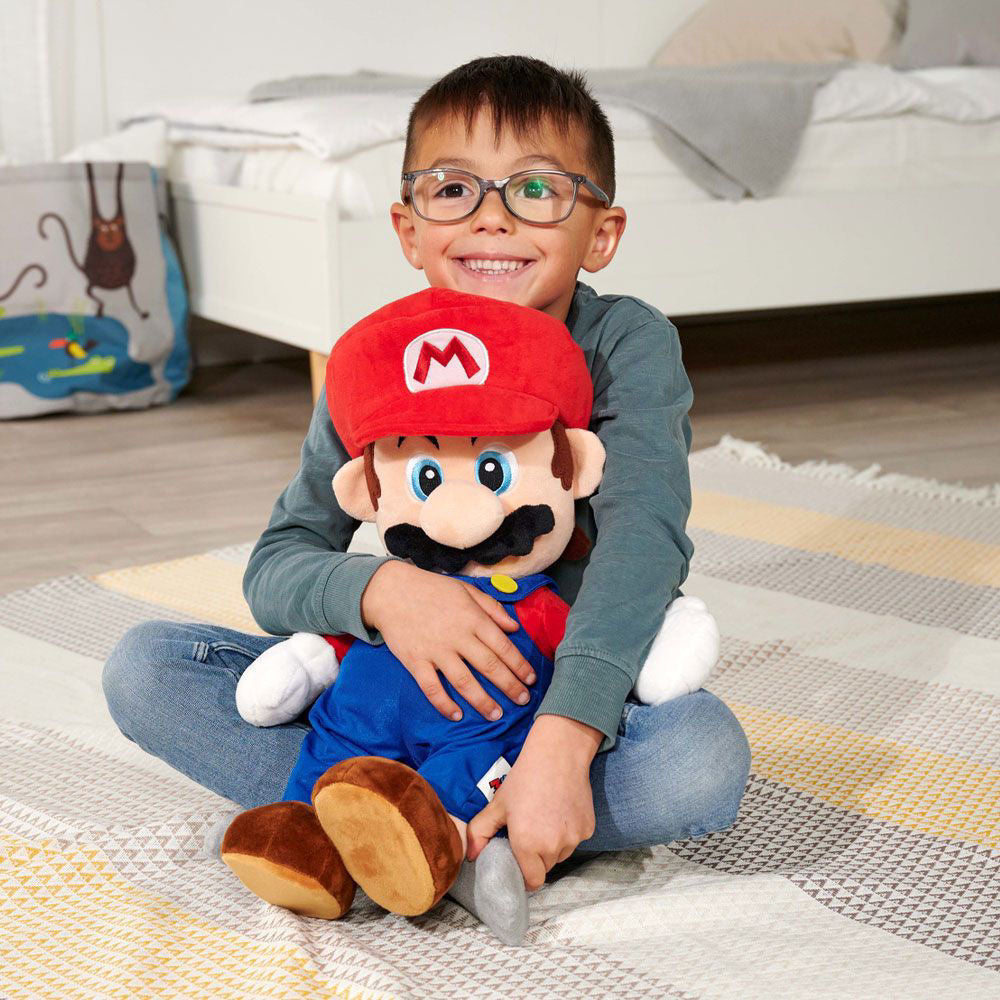 Peluche Super Mario Jumbo Originale Nintendo 50cm