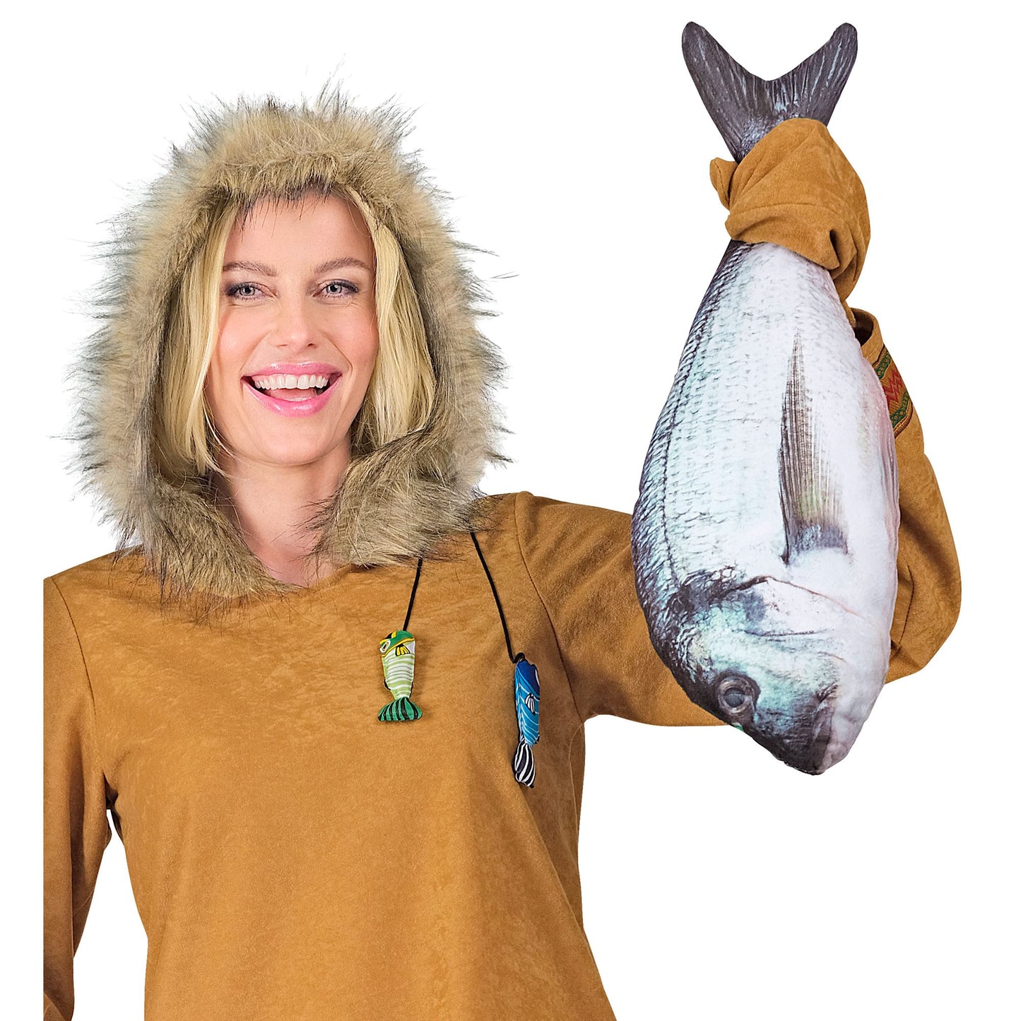 Peluche Pesce Realistico Animale di Mare Orata 55cm