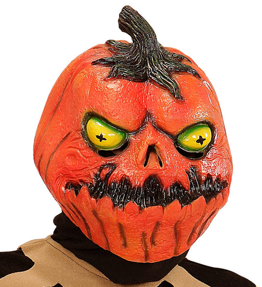 maschera zucca halloween bambini