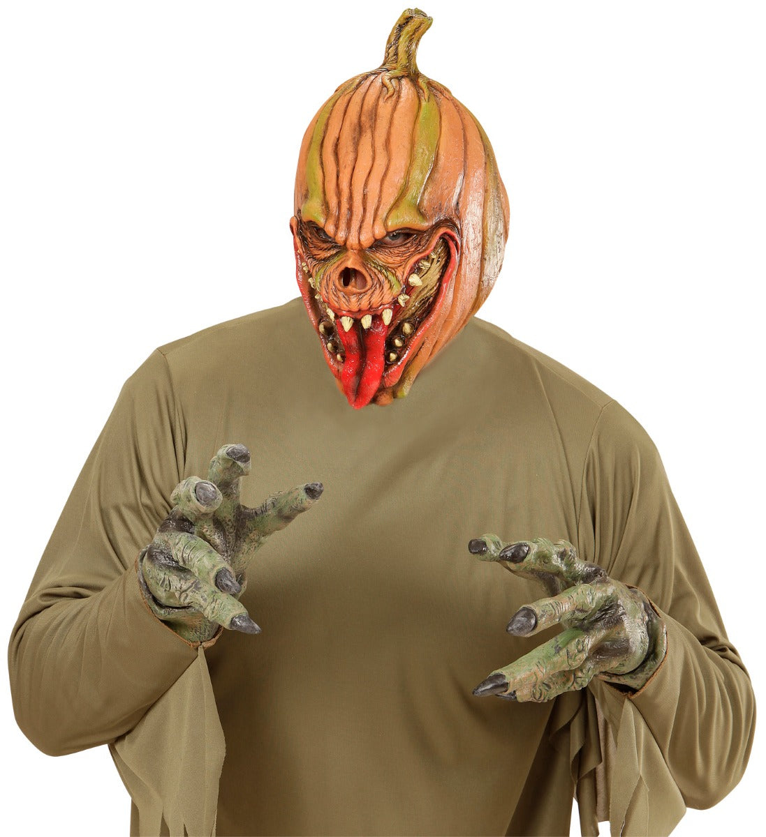 maschera zucca horror