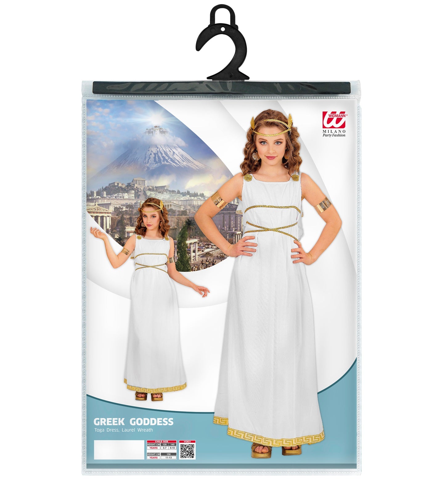 costume dea greca bambina