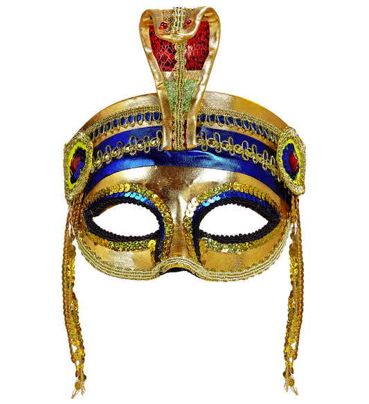 Maschera da faraone dorata