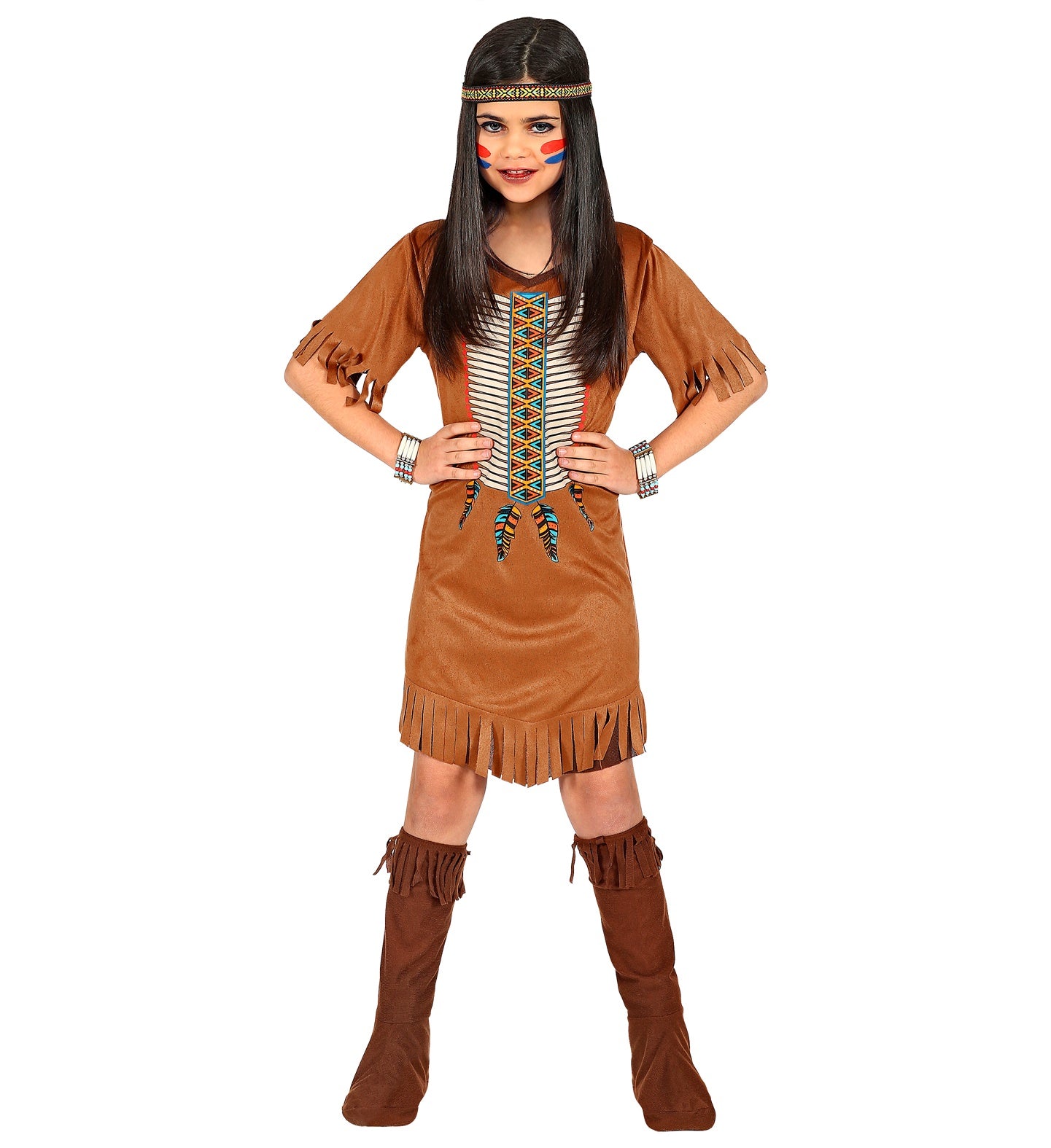 costume da Indiana bambina