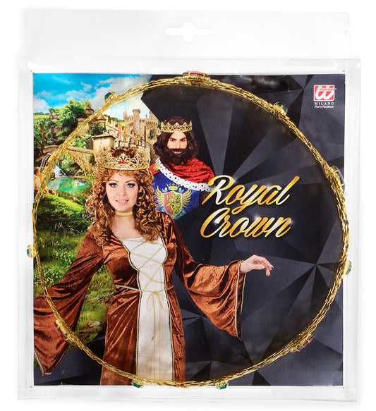 corona reale dorata