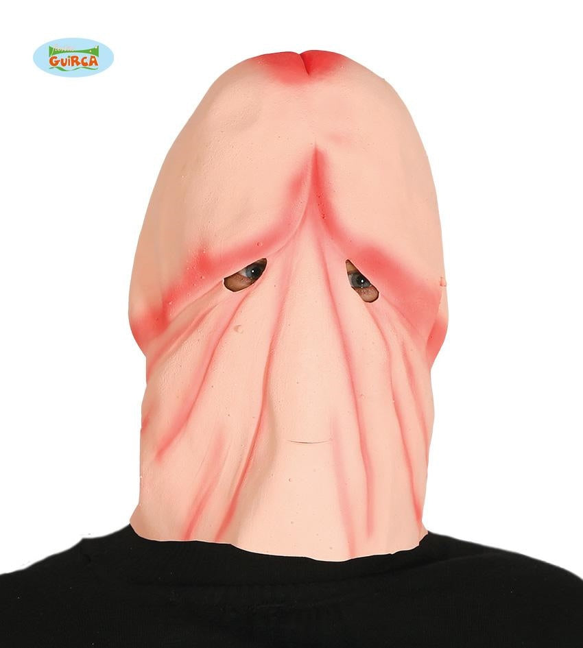 Maschera Pene Intera in Lattice Testa Pisello Sexy Festa Addio al Celibato Trash