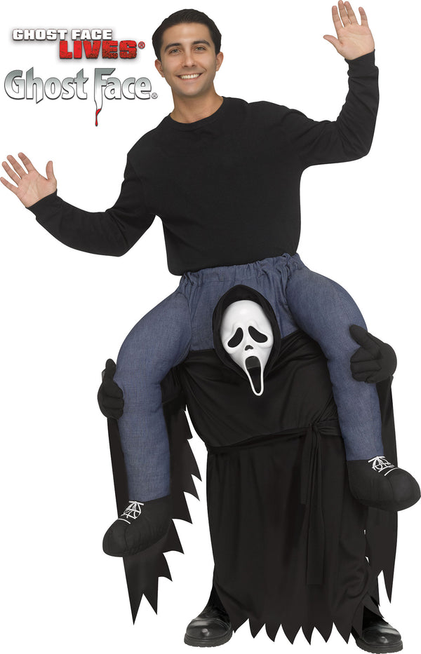 Costume Ghost Face Originale In Sella Effetto 3D Scream Halloween