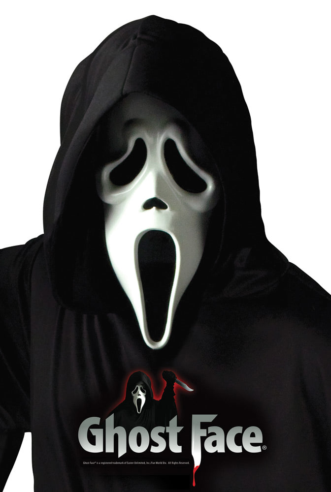 Maschera Ghost Face Classica Bianca Scream Originale Halloween
