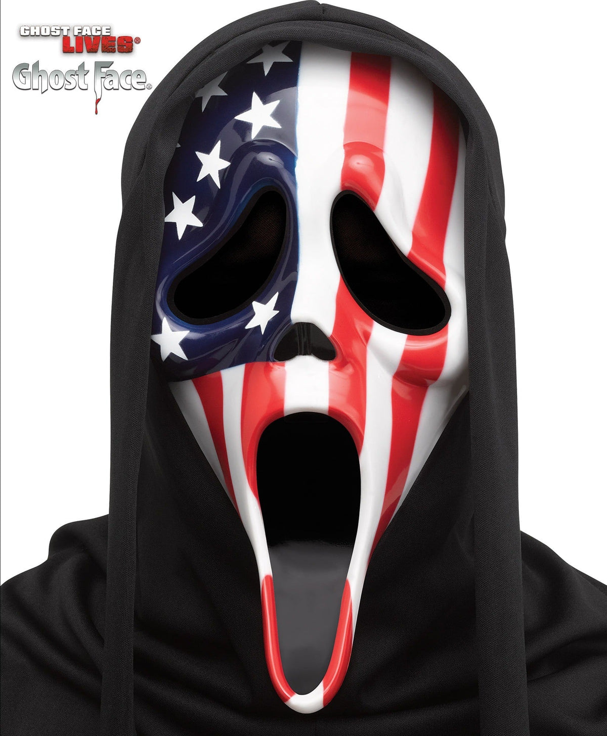 Maschera Ghost Face Bandiera Americana Originale Scream Halloween