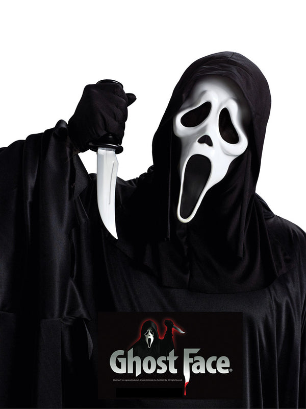 Set Maschera e Coltello Ghost Face Originale Scream Classica Horror Halloween