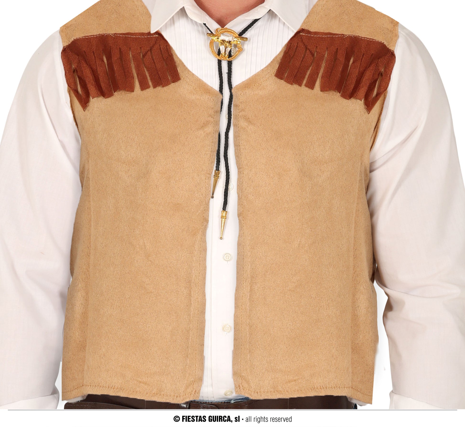Gilet cowboy in poliester 1