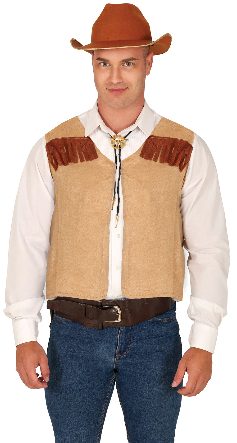Gilet cowboy in poliester 3