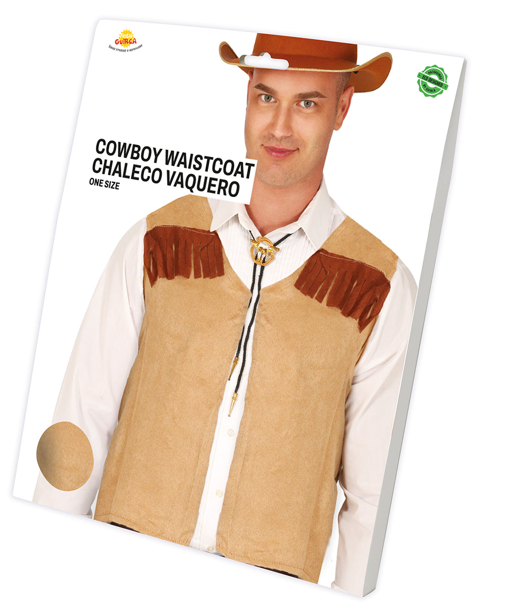 Gilet cowboy in poliester 5