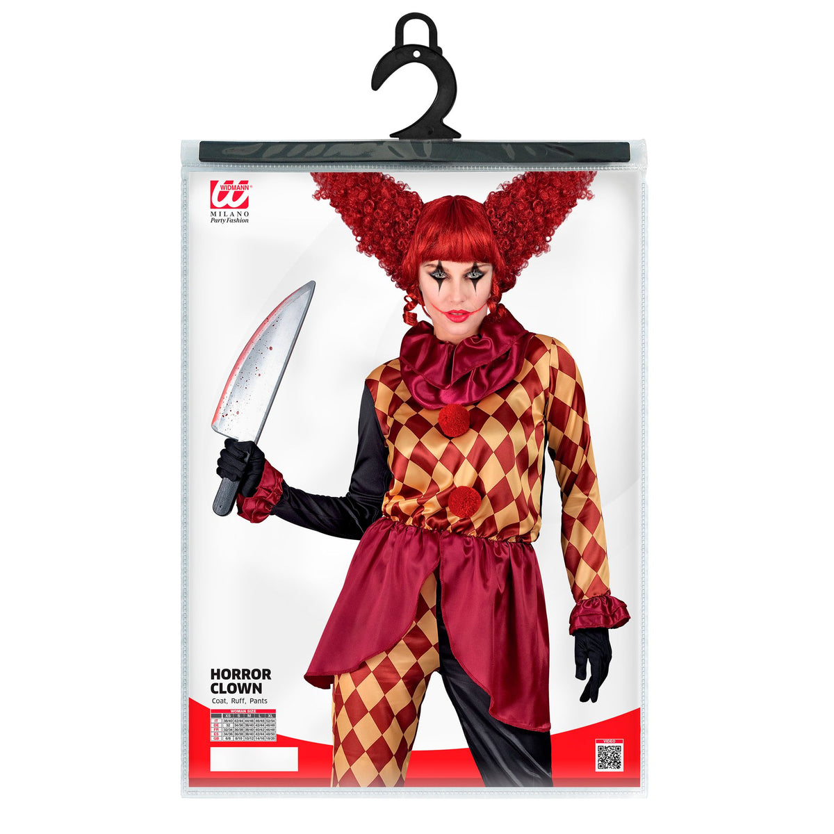 Costume Donna Clown Horror IT Halloween