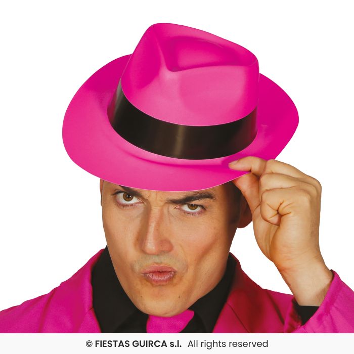 cappello gangster fluo