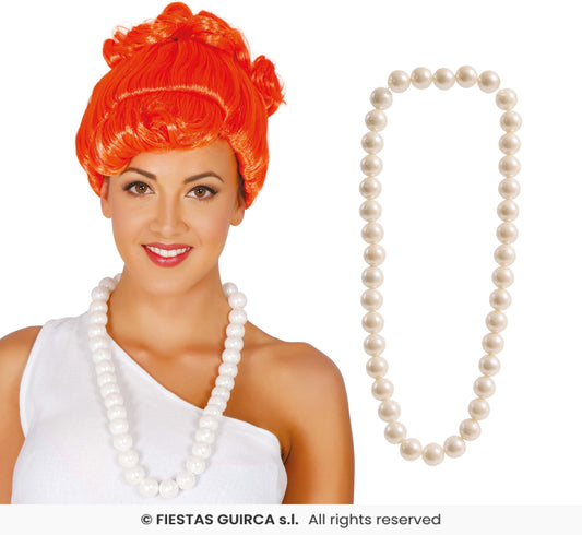 Collana con perle grandi