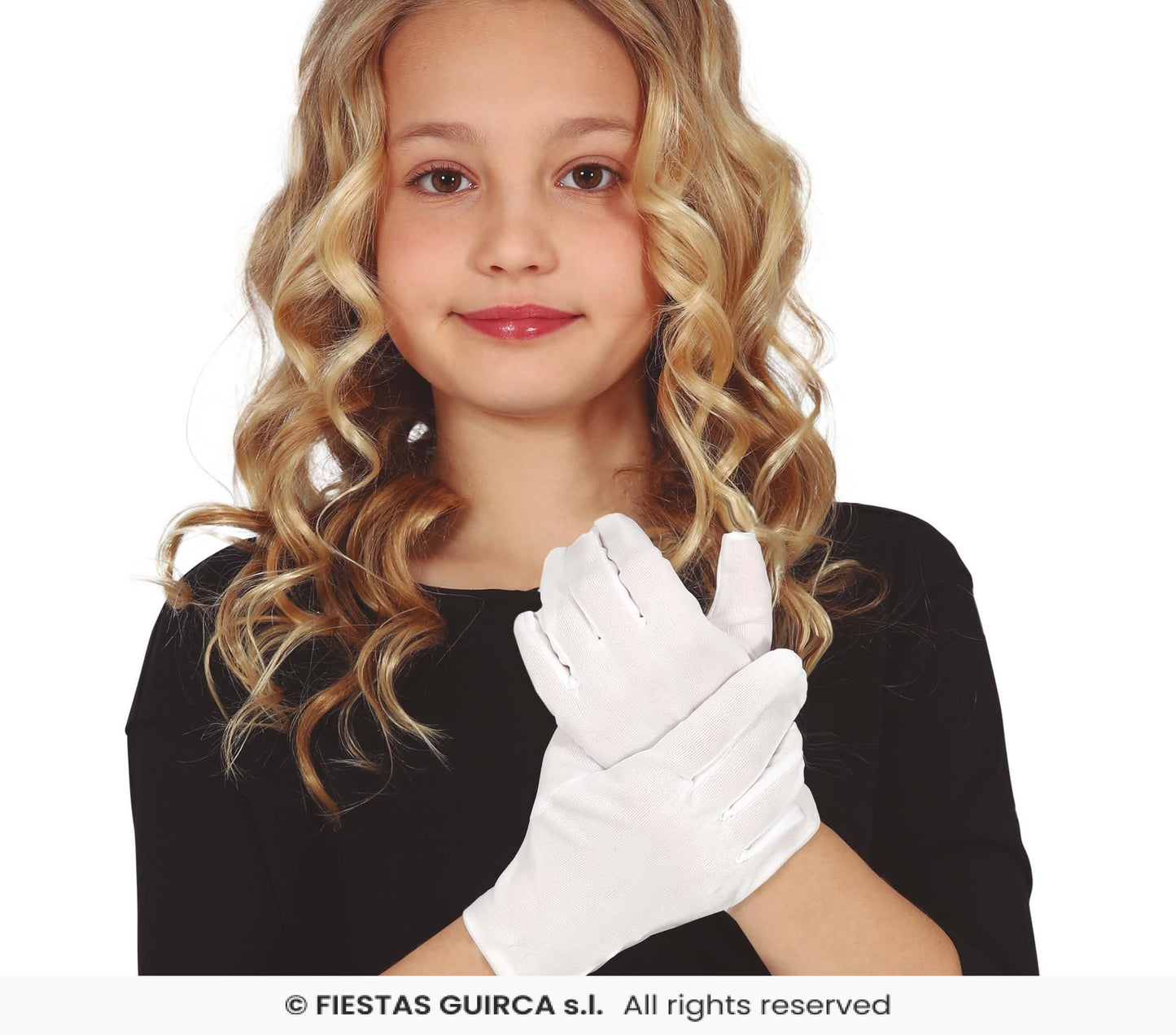 guanti bianchi bambino
