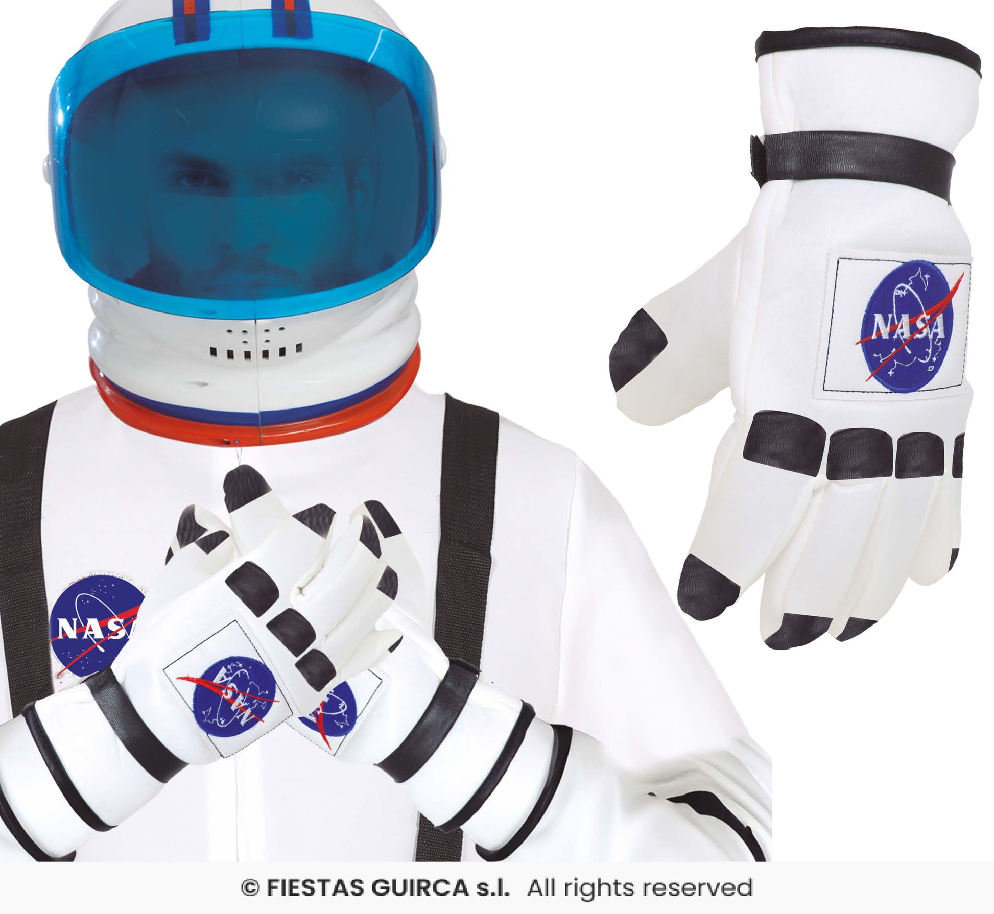 guanti pilota astronauta adulto