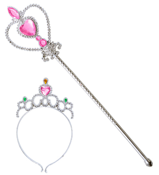 Scettro con gemme rosa