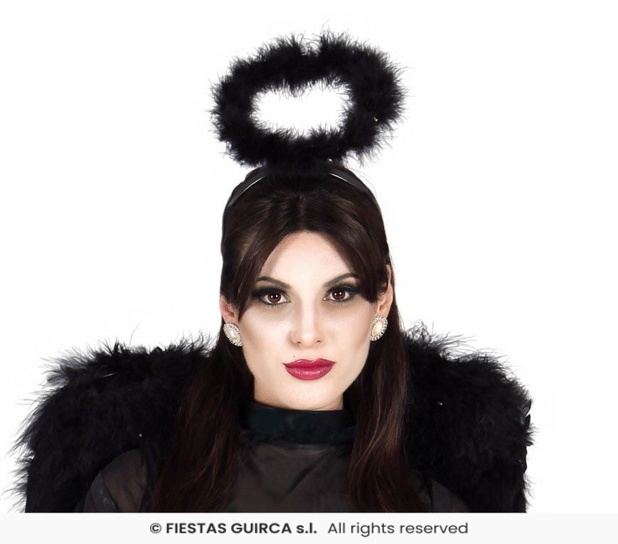 Cerchietto Aureola Nero