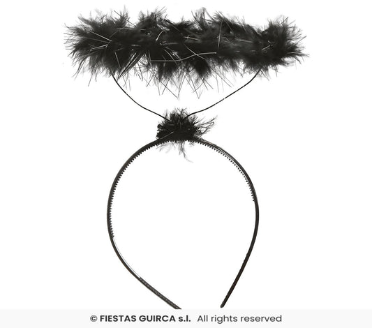 Cerchietto Aureola Nero