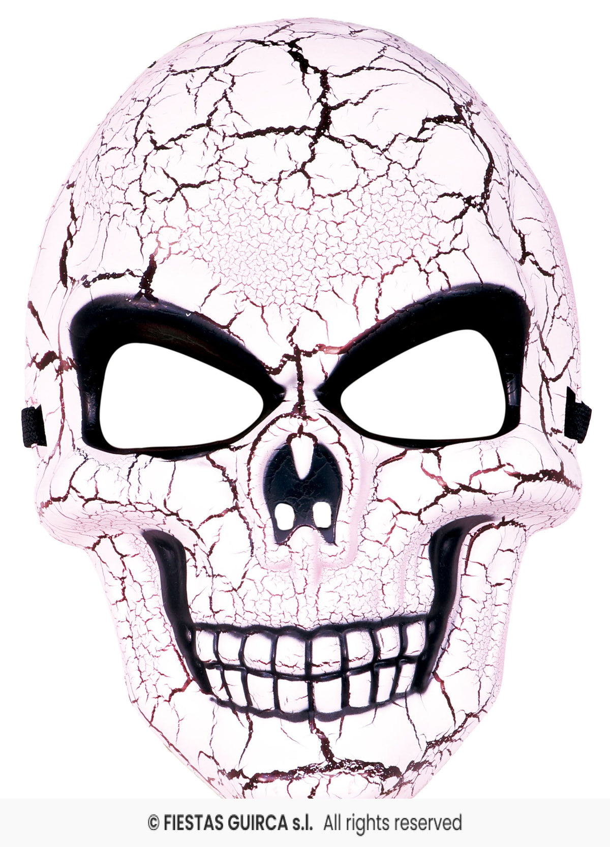 Maschera Rigida Teschio  Scheletro Con Effetto Invecchiato Horror Halloween