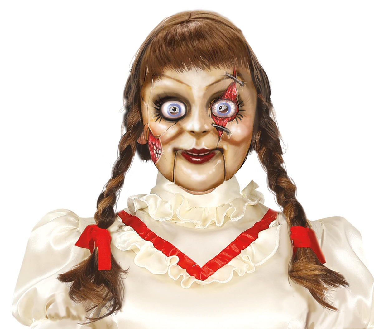 Maschera in Lattice Bambola Assassina Annabelle Horror Halloween