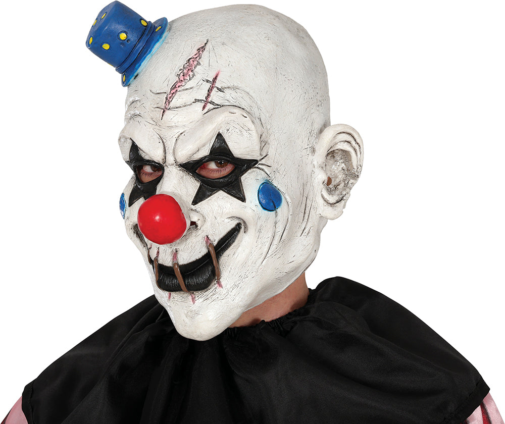 Maschera in Lattice Clown Con Cappellino Horror Halloween
