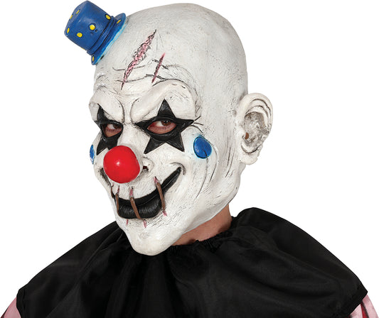 Maschera in Lattice Clown Con Cappellino Horror Halloween