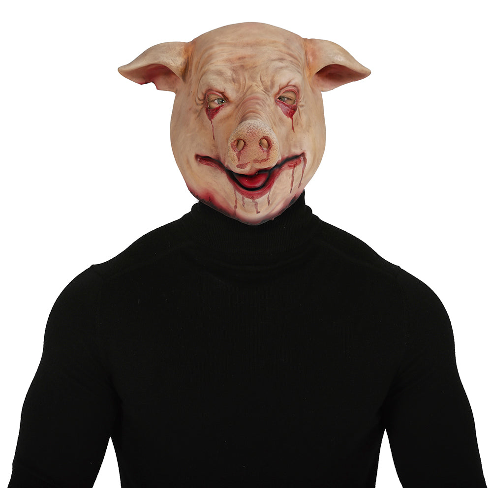 Maschera in Lattice Maiale Insanguinato Horror Halloween