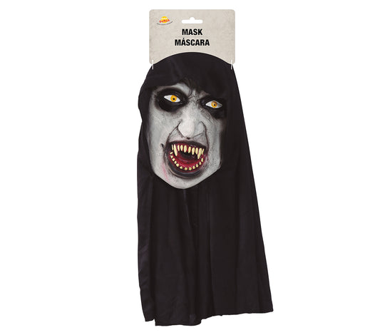 Maschera in Lattice Suora Vampiro con Cappuccio The Nun Horror Halloween