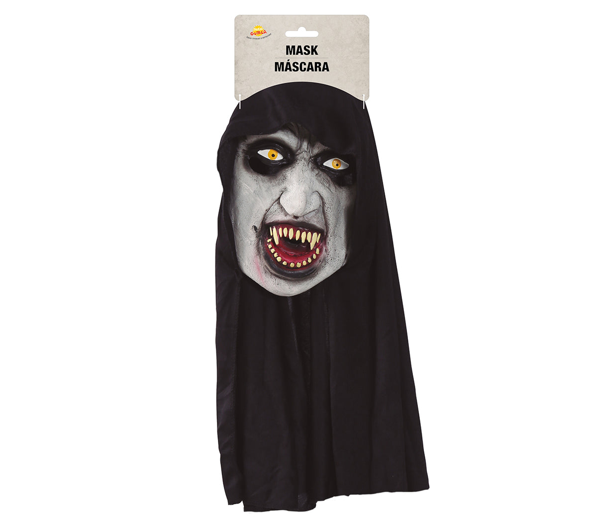 Maschera in Lattice Suora Vampiro con Cappuccio The Nun Horror Halloween