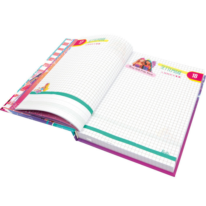 Diario Scolastico Barbie Agenda Scuola Originale Mattel Giochi Preziosi