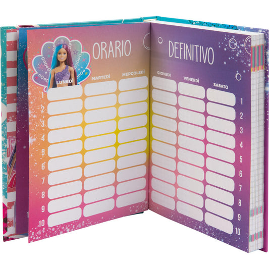 Diario Scolastico Barbie Agenda Scuola Originale Mattel Giochi Preziosi