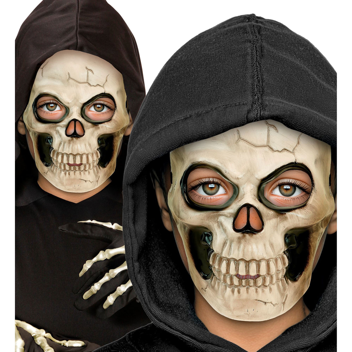 Maschera Rigida Bambino Teschio Horror Halloween