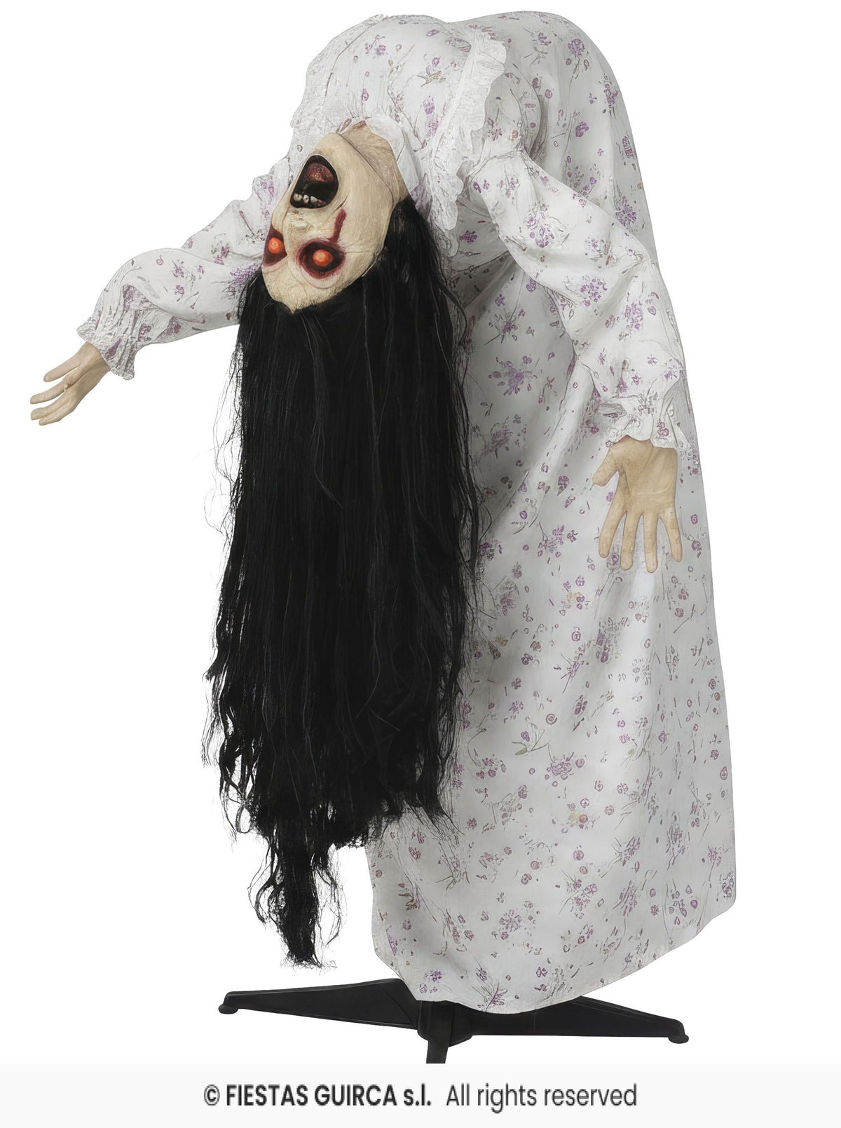 Donna Posseduta Animatronica con Luci Suoni e Movimenti H 135 cm