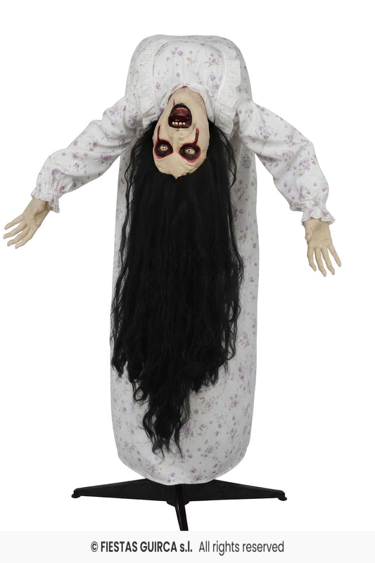 Donna Posseduta Animatronica con Luci Suoni e Movimenti H 135 cm