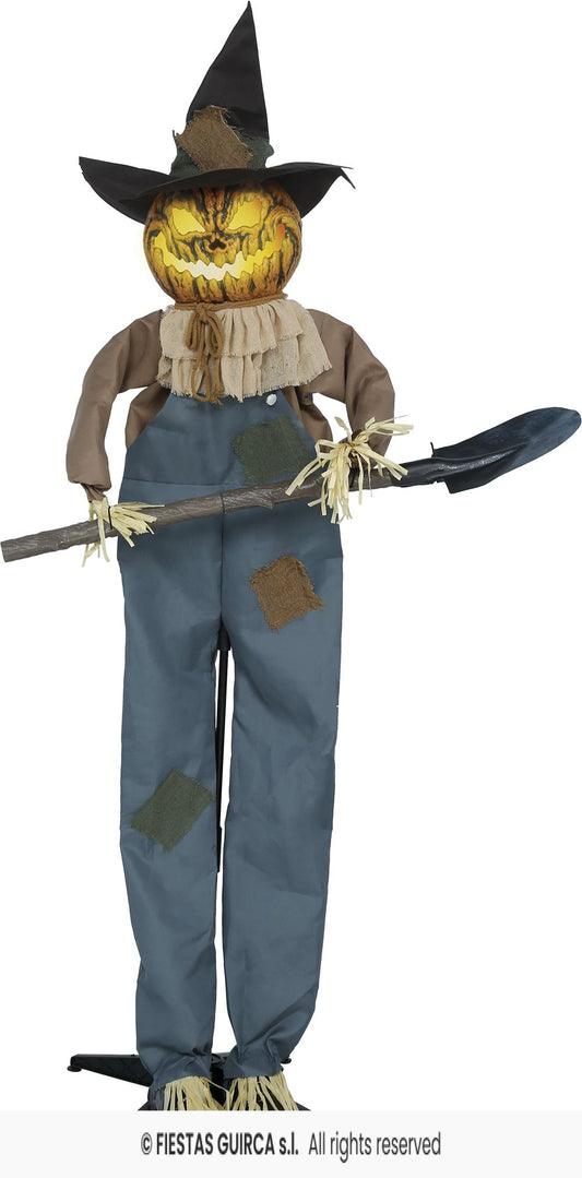 Spaventapasseri Animatronica con Luce Suono e Movimento H 190cm