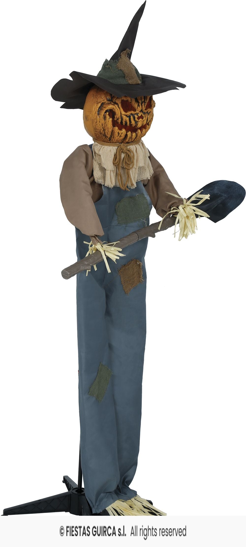 Spaventapasseri Animatronica con Luce Suono e Movimento H 190cm