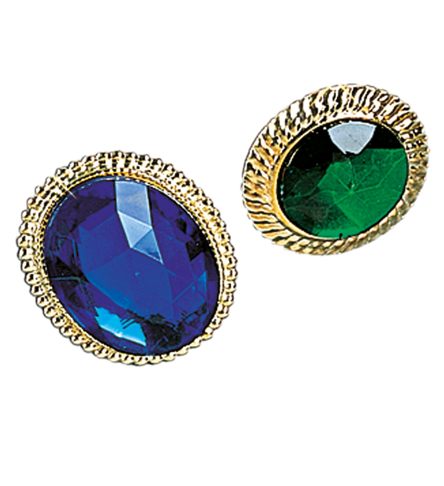 Anello maxi con gemma colorata