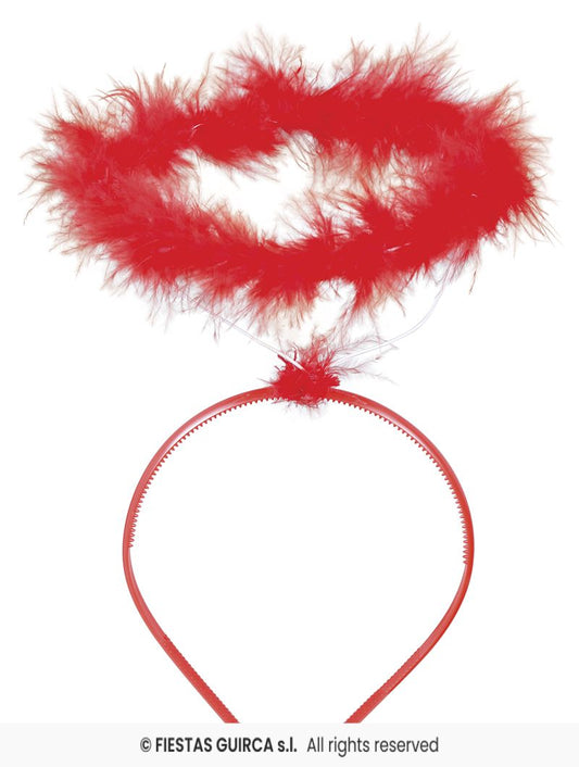 cerchietto aureola rosso